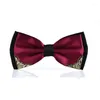 Bow Lays 2022 Grooming de corbata para la boda Camisa de la boda Mariposa Mujer Los accesorios de regalos de lujo de lujo para hombres