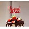 Forniture festive 5 pezzi classe del 2022 decorazione cupcake topper per congratulazioni laurea college celebrazione festa compleanno ornamento