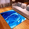 Tapijten Rose Series 3D Print Gebied Tapijten Slaapkamer Woonkamer Tapijt Keuken Badkamer Anti-slip vloer Matten Creatieve tinten