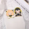 Broches japonais animation anime dessin animé fille personnage espion peinture cuisson alliage vêtements sac accessoires bouton