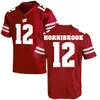 NCAA Wisconsin Badgers College Football 12 Alex Hornibrook Jersey 87 Quintez Cephus 6 Danny Davis III 4 AJ Taylor 81 Troy Fumagalli 53 TJ Edwards University 유니폼