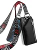 PU Leather CellPhone Cases Fashion card bag chain Wallet mobile phone Case For Apple Iphone Covers 12 mini 13 14 Pro Max Plus With Strap Anti-drop Metallic Lock