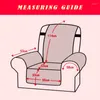 Chair Covers Recliner Slipcover Mat Anti Slip Washable Sofa Couch Armchair Throw Cover Anti-wear For Pets Kids Cushion