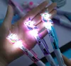 12 Color Cartoon Unicorn Light Pen LED Lights Silica Head Gel Pen Glowing Ballpoint Student Stationery School Writing Gift Supplies zaf