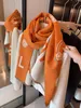 2022 Luxury Women's Warm Winter Scarf Solid Color Cashmere Thick Soft Vintage Cape Outdoor Cashmere