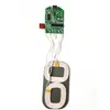 DIY 15W QI高速充電ワイヤレス充電器PCBA回路基板デュアル2コイル付き電話充電器トランスミッターモジュール