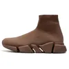 2023 Triple Black S Knit Boots Hommes Femmes Balencaigas Graffiti White Sole Designer Chaussette Chaussures Nouveau Néon Rose Marron Vintage Beige Marine Baskets Plateforme Entraîneur DHgate