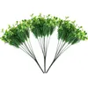 Decorative Flowers 3PCS Artificial Plant Faux Greenery Simulation-Plant Fern DIY Four Leaf Clover Fake