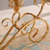 Kandelaars Moderne bruiloft Outdoor grote houder goud hangende Noordse geometrische lantaarn minimalistisch Swieczniki huishouden