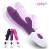 Sex leksak massager g spot dildo kanin vibrator vibrator dubbla vibration vattentät kvinna vagina klitoris för kvinnor vuxna leksaker