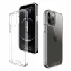 Étuis de téléphone SPACE transparents et robustes de qualité supérieure pour iPhone 15 14 Plus 13 12 11 Pro Max XR XS X Samsung S21 S20 Note20 Ultra avec emballage de vente au détail
