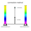 Night Lights LED Pick -up Light RGB Sound Control Symphony Lamp App Muziek Rhythm Rhythm Ambient Bar TV Computer Desktop