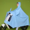 레이싱 재킷 레인 코트 배터리 자동차 PVC 남성 여성 자전거 오토바이 두꺼운 판초 부드러운 편안한 자전거 장비