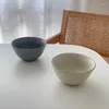Miski nordycka matowa miska porcelanowa porcelanowa ryż ceramiczny czysty kolor prosty sałatkowy restauracja codzienna zastawa stołowa