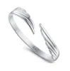 Moda 925 Selo Silver cor mulher puxulento de punho de anjo de sorte Lucky Bangle Bangle Girls Party Jewelry Gifts Christmas