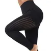 Actieve broek vrouw sport yoga gym fitness naadloze holle out push -up leggings hoge taille buit scrunch running workout casual panty's