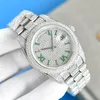 Diamentowe zegarki Designer Watches Mens Automatyczny ruch mechaniczny Wodoodporny męski Bransoletka Sapphire Stal nierdzewna 41 mm na rękę Montre de Luxe Festival Gift