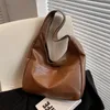 Abendtaschen Burminsa Slouchy Wide Strap Weiche Schulter für Frauen Winter 2022 Trend Große Kapazität Shopper Weibliche Tote Damen Handtaschen