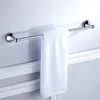 Bath Accessory Set Chrome Bathroom Towel Rack Toilet Brush Paper Holder Coat Hooks Four-piece Hardware Accessories