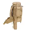 Vandringspåsar 60L Militär taktisk ryggsäck airsoft gevärväska vattentät rygg utomhus rese vandring klättring camping attack ryggsäck l221014