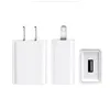 5V 2A/1A US Charger mobiele telefoon USB Wall Fast Charger Adapter Plug in wit en zwart voor iPhone XS/X/8/7