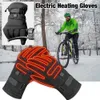 Mittens Heated Gloves For Winter 3.7V Rechargeable Battery Powered Electric Heating Hand Warmer Skiing Glove Fishing Cycling 221014