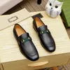 Top Designers Shoes Mens Fashion Loafers Genuine Leather Men Business Office Work Formal Dress Shoes Brand Designer Party Wedding Flat Shoe Size 38-45
