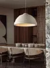 Lâmpadas pendentes Restaurante nórdico Chandelier estilo criativo Design minimalista Sala de jantar Livro Wabi Sabi Lights