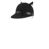 Berretto da baseball in lana nera da donna con catena punk Lady Devil Horns Cute Cat Ear Animal Bowler Visiera Cap2199677