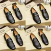 Top Designers Shoes Mens Fashion Loafers Genuine Leather Men Business Office Work Formal Dress Shoes Brand Designer Party Wedding Flat Shoe Size 38-45