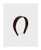 marca de luxo resina resina acrílica vintage faixa para a cabeça 2022 letras de estilo japen de moda brown designer de fábrica de cabeça acessórios