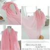 Scarves Women's Solid Color Soft Scarf 58 Colors269b