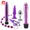 Beauty Items 6 sztuk dorosych zabawki erotyczne dla kobiet Anal Butt Plug silikonowe podwrko wibracyjne g-spot wibrator orgazm kijek do masau akcesoria erotyczne