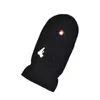 Cycling Caps Masks Ball Caps Embroidery Gun Pistol Balaclava Ski Face Mask Full Face Cover Ski Mask Double Thermal Knitted Hat for Winter Outdoor Sports Men L221014