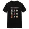 남성용 T 셔츠 2022 플러스 크기 느슨한 S-5XL 지방 단락 티셔츠 캐주얼 간단