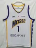 Victor Wembanyama 1 Jersey Basketball Hommes Cousu Maillots S-XXL Mix Match Order Violet Blanc Couleur