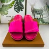 Frauen Femmes Pantoufles Sandales Hausschuhe Designer Sandalen Männer Sandale Slipper Slides Nylon Pool Kissen Komfort Leder Flache Luxus Plattform Pantoufles Sandalen