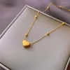 Choker 316L rostfritt stål hjärthänge halsband för kvinnor 2022 Trendparty presentsmycken smycken grossist