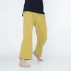 Scena noszona unisex bawełniana wygodne taniec brzucha luźne proste spodnie nowoczesne kostium dla kobiet mężczyzn ćwiczyć tańczące ubrania tancerzy