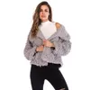 Pêlos femininos plus size winter casacats cagar jaquetas calorosas mulheres cardigãs lojas de roupas manteau femme abrigo chaqueta mujer