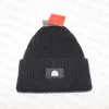 Chapéu de inverno gorro designer crânio bonés de malha letras geométricas para homem mulher chapéus 7 cores sólida dome3803268