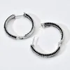 Boucles d'oreilles pendantes rondes de style européen et américain à la mode conviennent aux fêtes de mariage des femmes / filles cadeaux de bijoux brillantsER-380