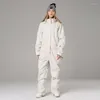 Kayak Ceketleri 2022 Kayak Takım Tek Parça Snowboard Ceket Erkek Dış Mekan Yürüyüş Seti Kış Kadın Giyim Astarları Tulumlar Su Geçirmez