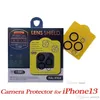 iPhoneカメラ用レンズプロテクターガラスフィルム3D透明フルカバー小売パッケージ15 14 Plus 13 12 Mini 11 Pro Max