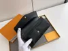 Brieftaschen Modedesigner Zippy WALLET Luxus Herren Damen Lackleder Monogramme Klassische Geldbörse Kartenhalter Clutch mit
