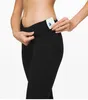 LL-N1903 Yoga Nytt dubbelsidig slipad bekväm och andningsbar yoga byxor kvinnliga hudvänliga höga midja skinkor nio-punkts byxor sportkläder