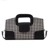 Sacs de designer Sacs à main de mode Houndstooth Femmes Bandbody Messenger Sac 2022 Designer de luxe Sac à main Épaule avec écharpe