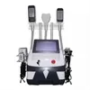 360 Cryolipolyse Corps de congélation graisse Machine de miness 4 poignées fonctionnent en même temps multitifugnement Cavitation RF Lipolaser Beauty Equipment for Salon