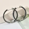 Dangle Earrings European And American Fashion Style Round Are Suitable For Women / Girls' Wedding Parties Shiny Jewelry GiftsER-380