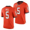 Football universitaire Oklahoma State Cowboys Maillots 2 Mason Rudolph 49 Matt Ammendola 5 Justice Hill 3 Marcell Ateman 17 Dillon Stoner 14 Bryce Balous Chad Whitener